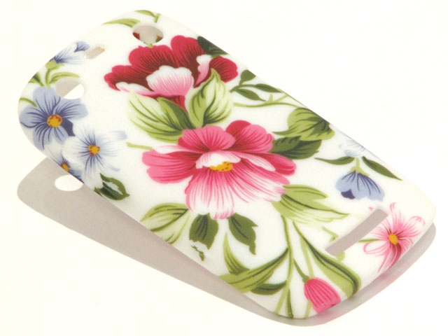 Elegant Flowers TPU Case Hoesje Blackberry Curve 9360