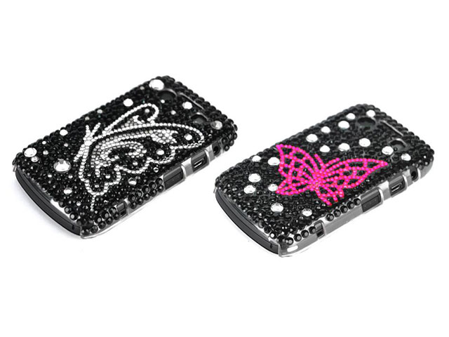 Butterfly Diamond Case Hoes Blackberry 9700/9780