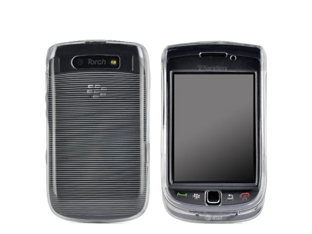 Lined TPU Case Hoes voor Blackberry Torch 9800