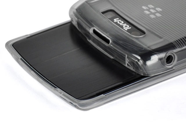 Lined TPU Case Hoes voor Blackberry Torch 9800