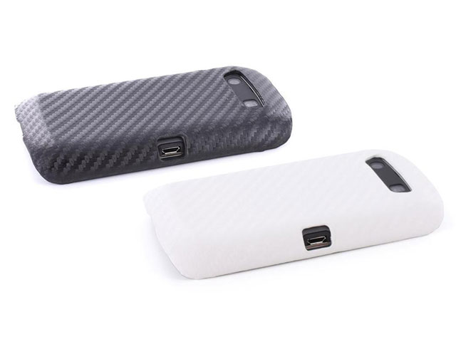 Carbon Back Case Cover voor Blackberry Torch 9860