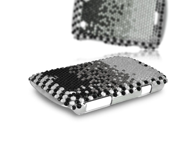 Black to Silver Case Hoes Blackberry Bold 9900
