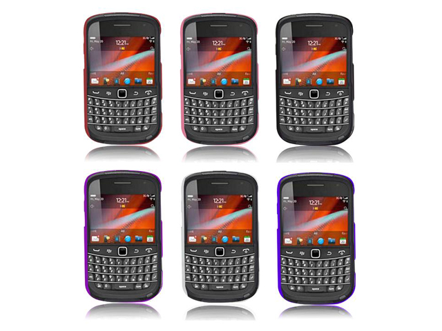 Frosted Back Case Cover voor Blackberry Bold 9900