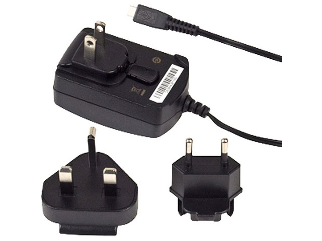 Micro-USB Oplader met Wereldstekker (EU, UK, US)