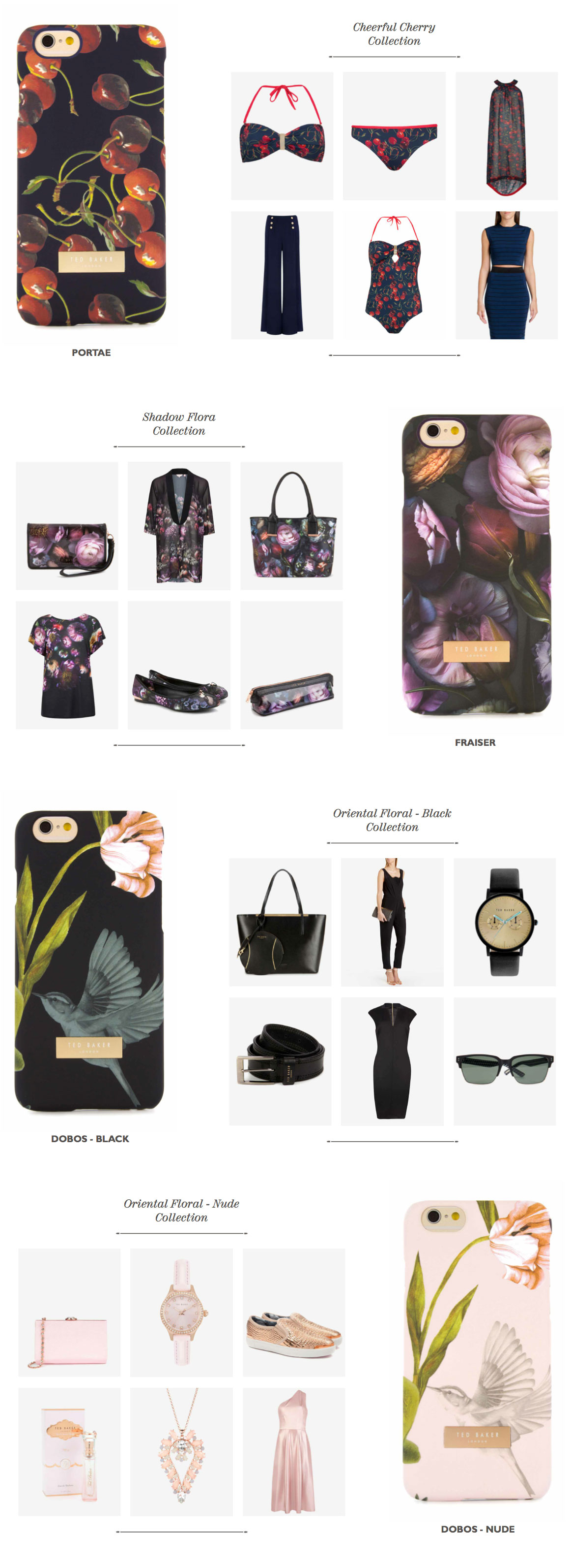 Ted Baker AW15 iPhone 6 hoesjes