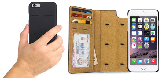 Uitneembare binnencase TwelveSouth BookBook voor iPhone 6 en 6 Plus