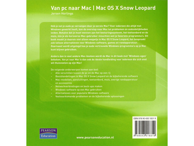 Boek - Van pc naar Mac - Mac OS X Snow Leopard