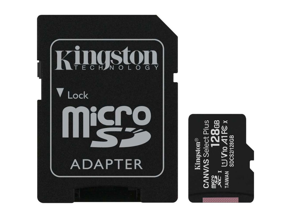 Kingston 128GB Micro-SD Geheugenkaart - Class 10 UHS-I