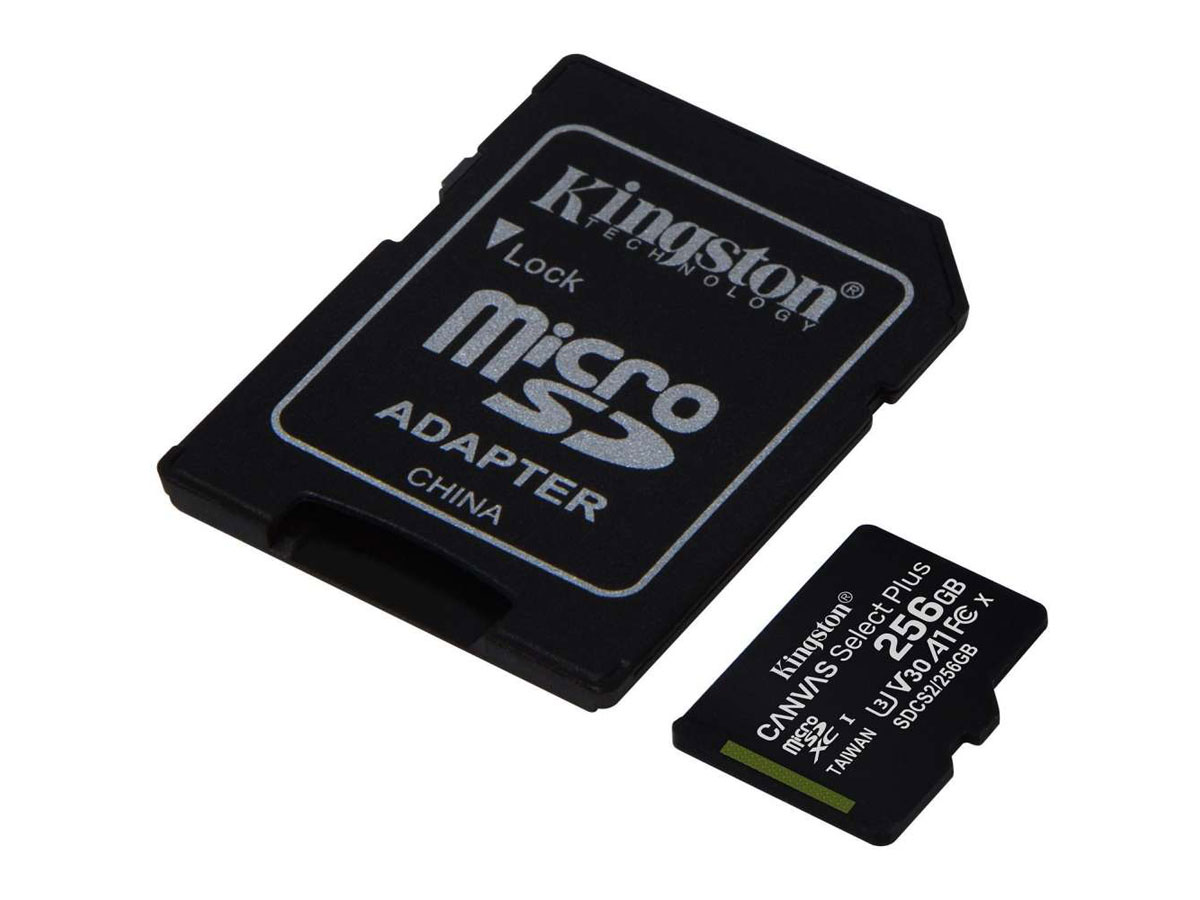 Kingston 256GB Micro-SD Geheugenkaart - Class 10 UHS-I