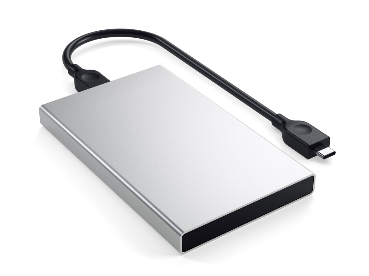 Satechi USB-C HDD/SSD Harddisk Behuizing - Silver