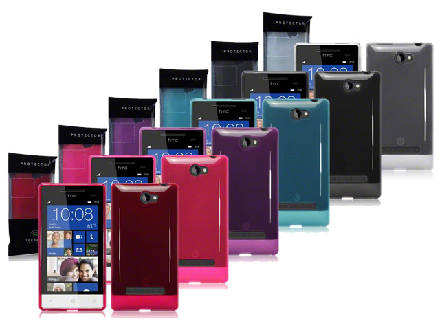 CaseBoutique Clear TPU Skin Case Hoesje voor HTC 8S