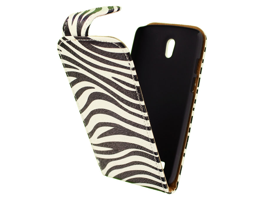 Zebra Flip Case Hoesje voor HTC Desire 500