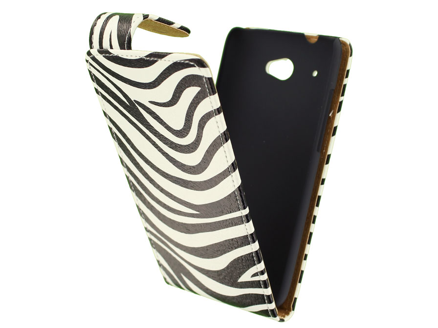 Zebra Flip Case Hoesje voor HTC Desire 601