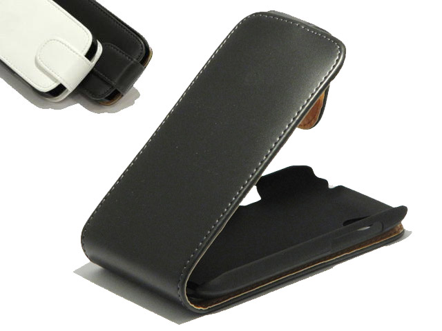 Classic Leather Flip Case voor HTC Desire X