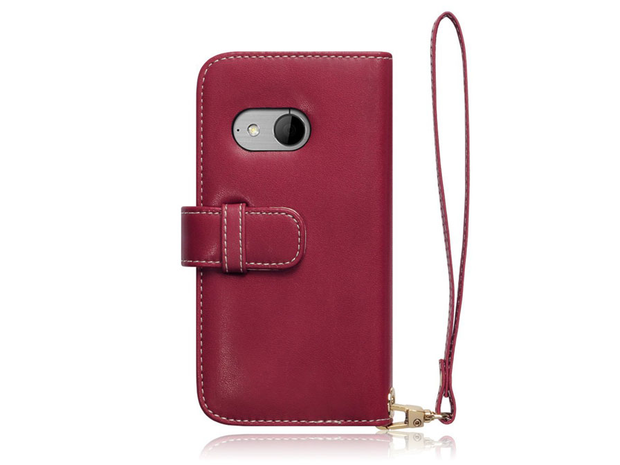 CaseBoutique Flower Wallet Case - Hoesje voor HTC One Mini 2