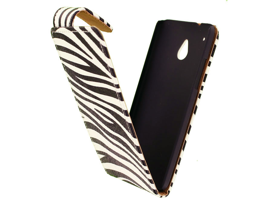 Zebra Flip Case Hoesje voor HTC One Mini (M4)