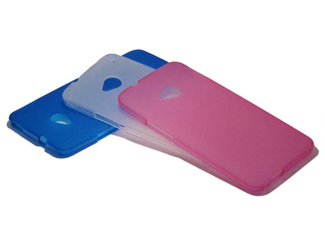 Color Series TPU Soft Case Hoesje voor HTC One (M7)