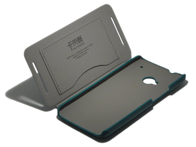 KLD Enland Series Fashion Sideflip Case voor HTC One (M7)