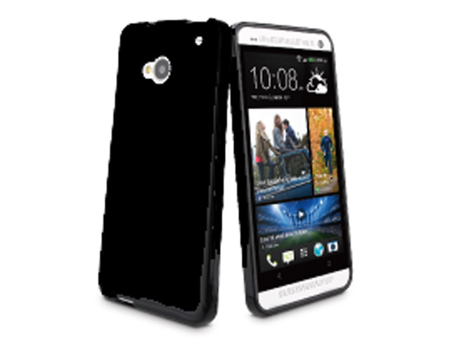 Muvit MiniGel Glazy TPU Case voor HTC One (M7)