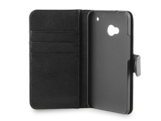 Xqisit Kunstleren Wallet Case Mapje voor HTC One (M7)