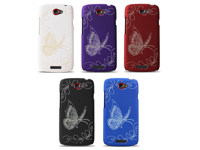 Butterfly Back Case Hoesje voor HTC One S