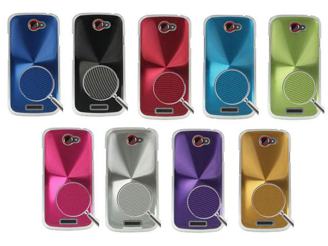 de begeleiding Mangel cilinder Disc Series Aluminium Case Hoes voor HTC One S