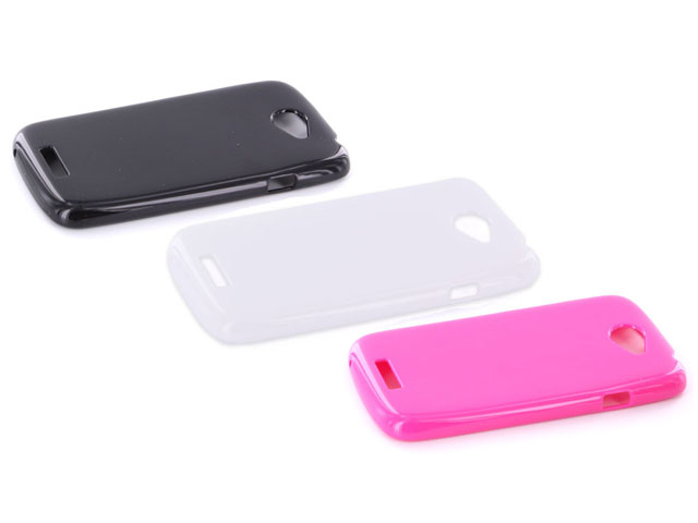 Mobiparts Glossy TPU Case Hoesje voor HTC One S