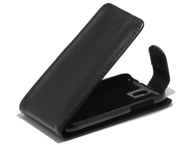 Business Leather Flip Case voor HTC One SV