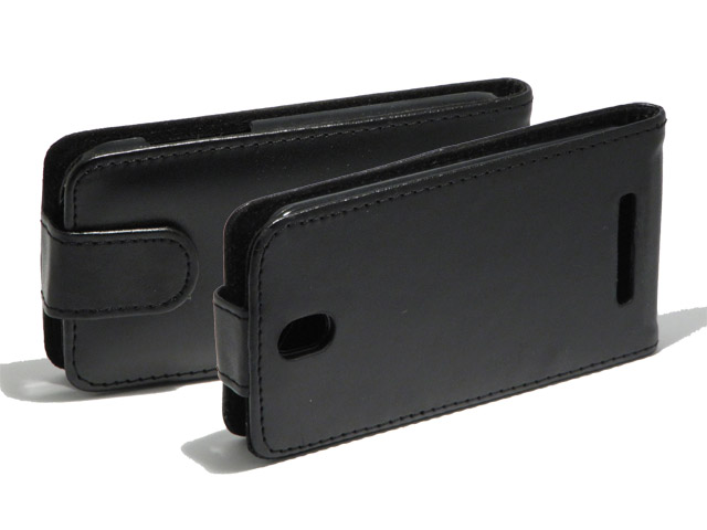Business Leather Flip Case voor HTC One SV