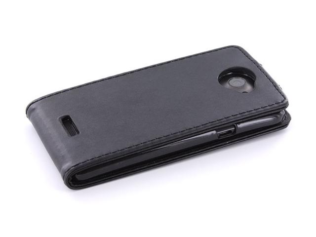 Business Leather Flip Case voor HTC One X