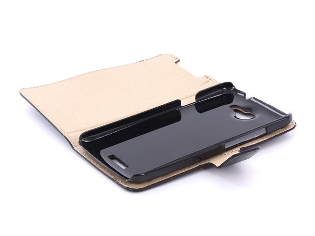 Classic Leather Sideflip Case voor HTC One X