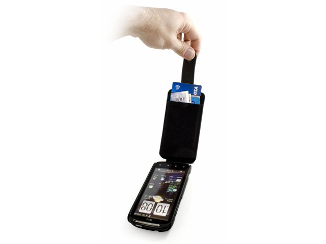 Tuff-Luv In-Genius Leren Case Hoesje HTC Sensation