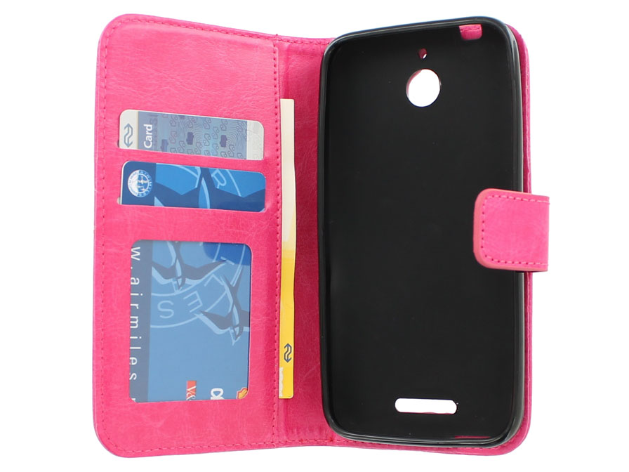 Wallet Book Case Hoesje voor HTC Desire 510