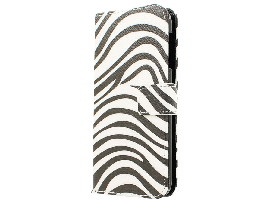 Zebra Book Case Hoesje voor HTC Desire 510