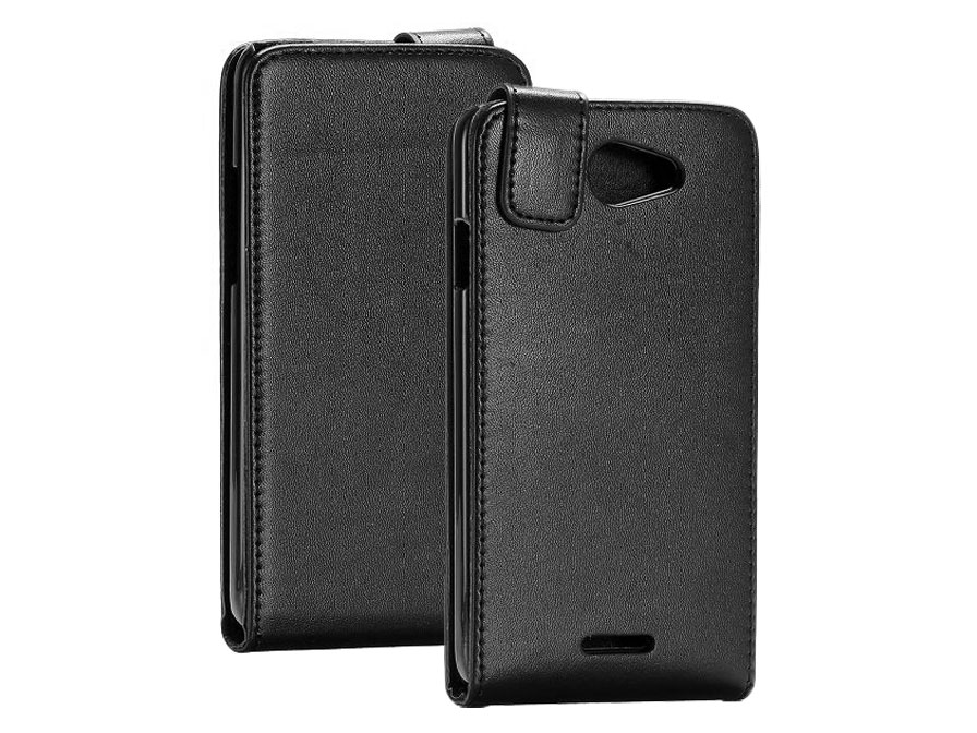 Business Leather Flip Case - HTC Desire 516 hoesje
