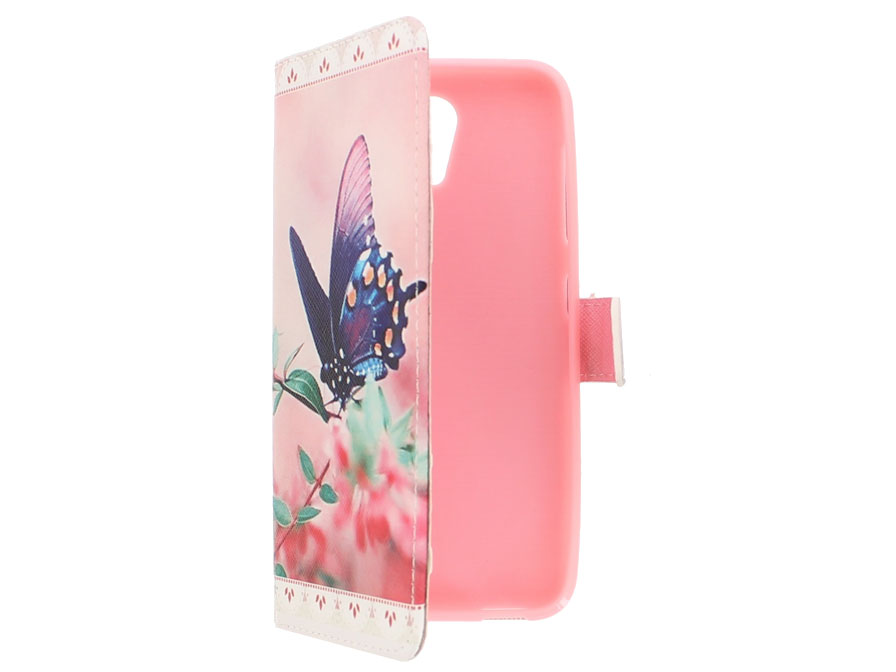 Butterfly Book Case Hoesje voor HTC Desire 620