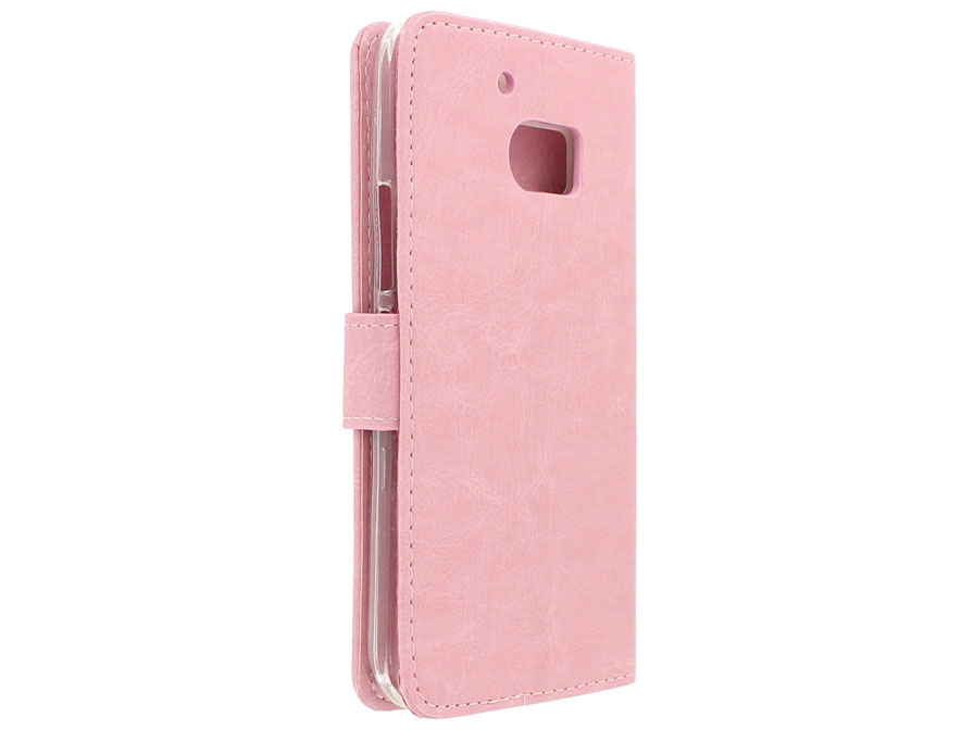 Wallet Bookcase - HTC 10 hoesje (Roze)