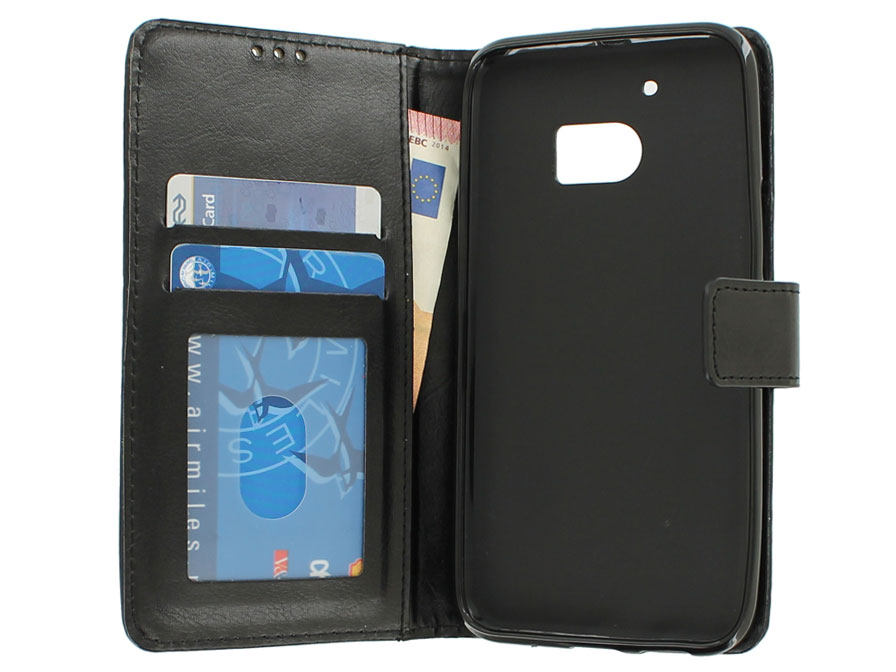 Wallet Bookcase - HTC 10 hoesje (Zwart)