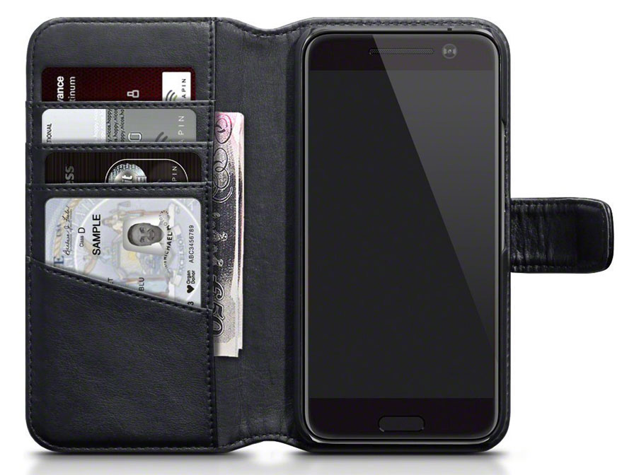 CaseBoutique Leather Bookcase - HTC 10 hoesje