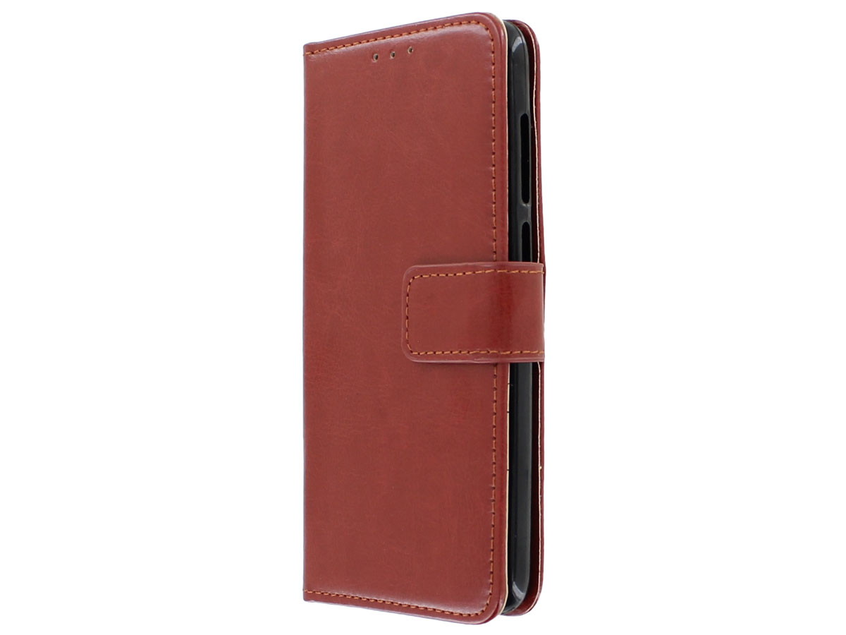 Bookcase Wallet Bruin - HTC Desire 12 hoesje