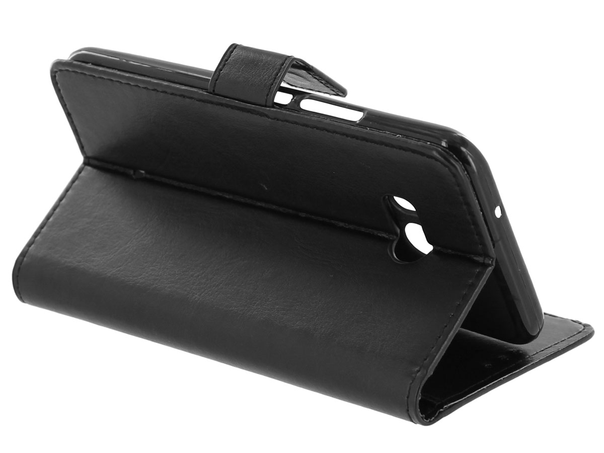 Wallet Bookcase Zwart - HTC U11 hoesje