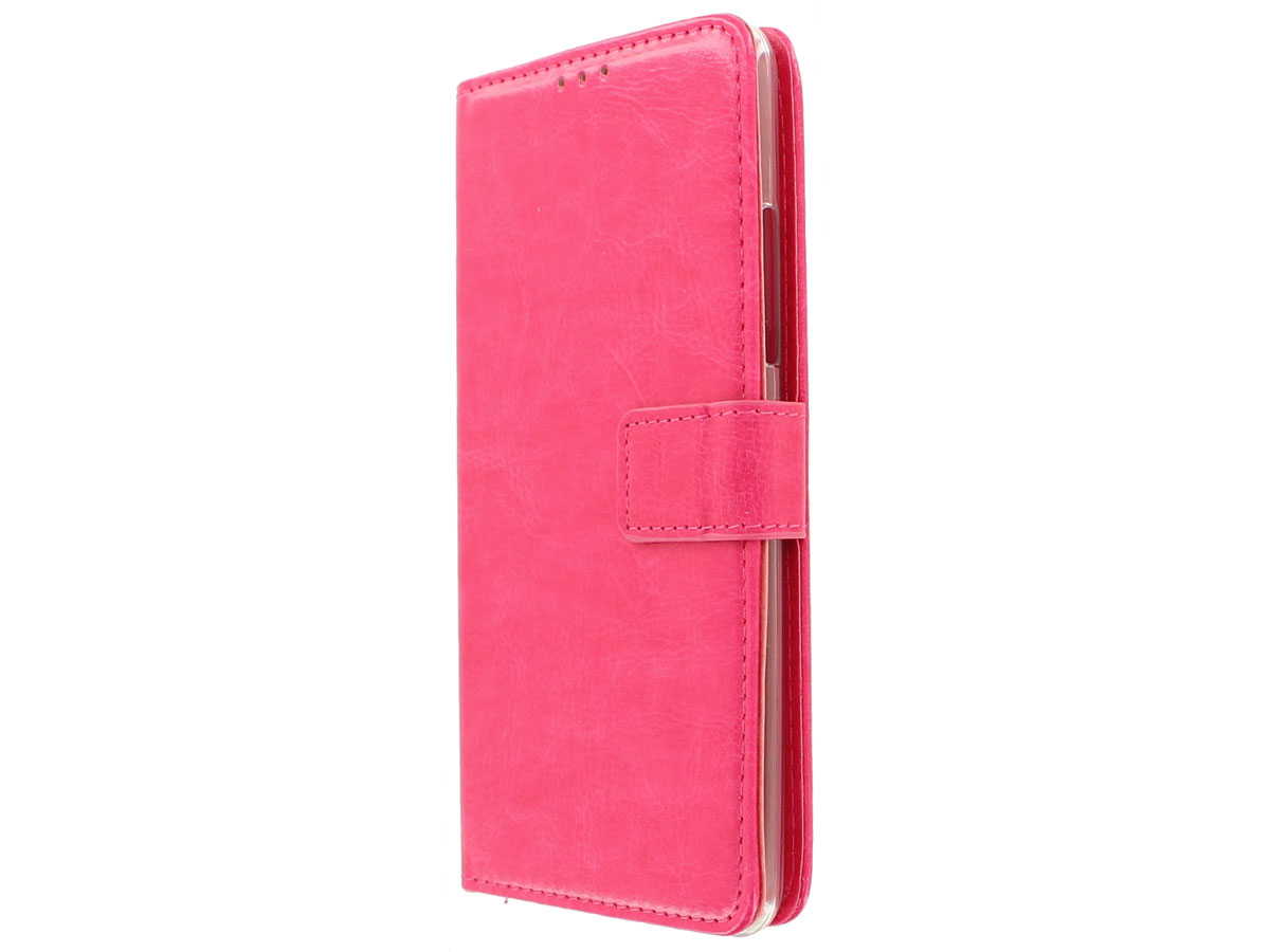 Wallet Bookcase Roze - HTC U Ultra hoesje
