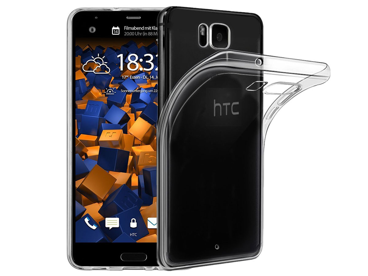 Transparante TPU Case - HTC U Ultra hoesje