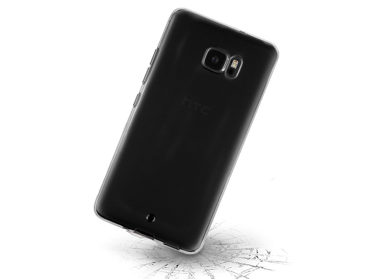 Transparante TPU Case - HTC U Ultra hoesje