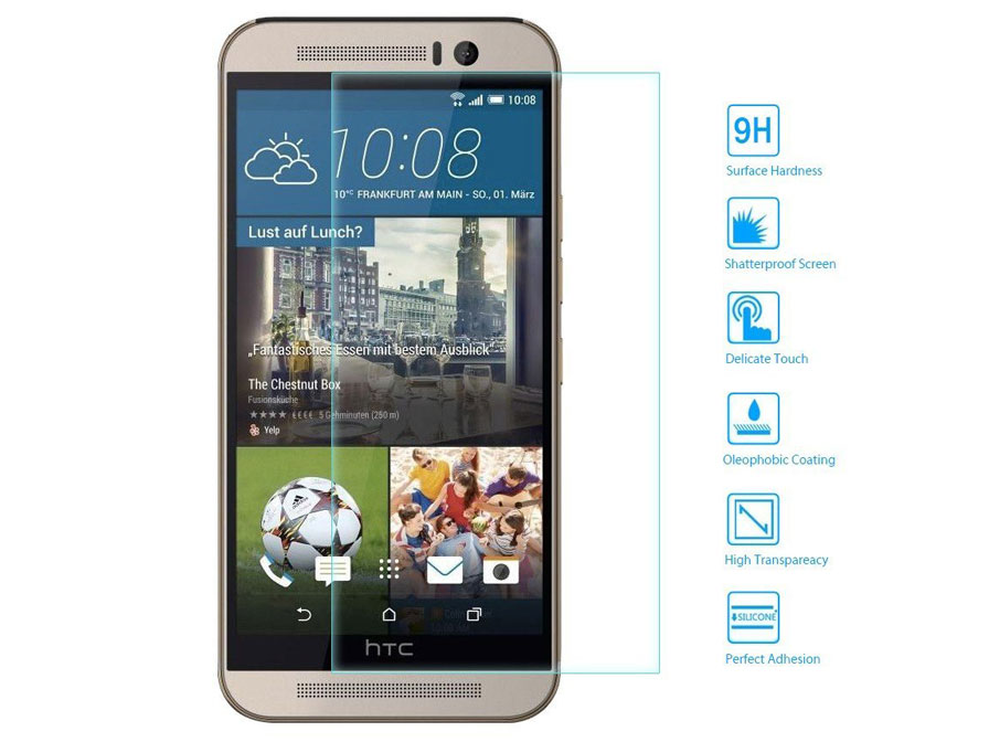 HTC One M9 Screenprotector Tempered Glass