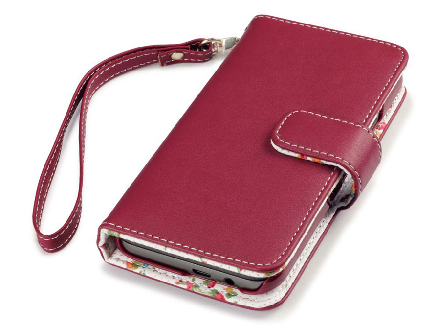 CaseBoutique Flower Wallet Case - Hoesje voor HTC One M9