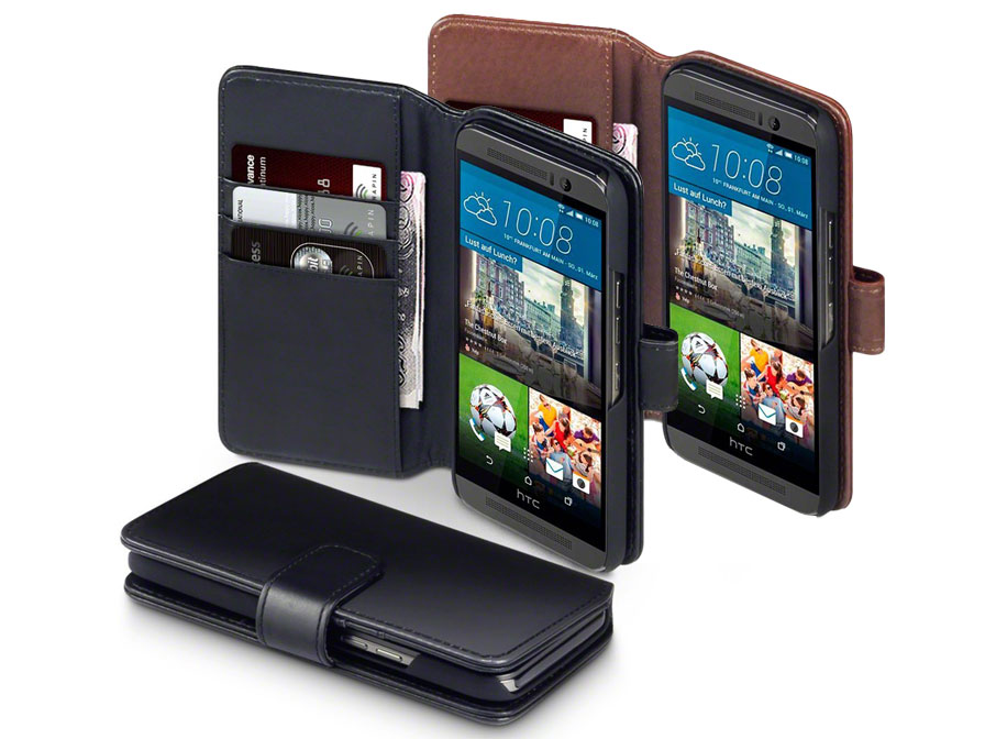 CaseBoutique Leather Wallet Case - HTC One M9 hoesje
