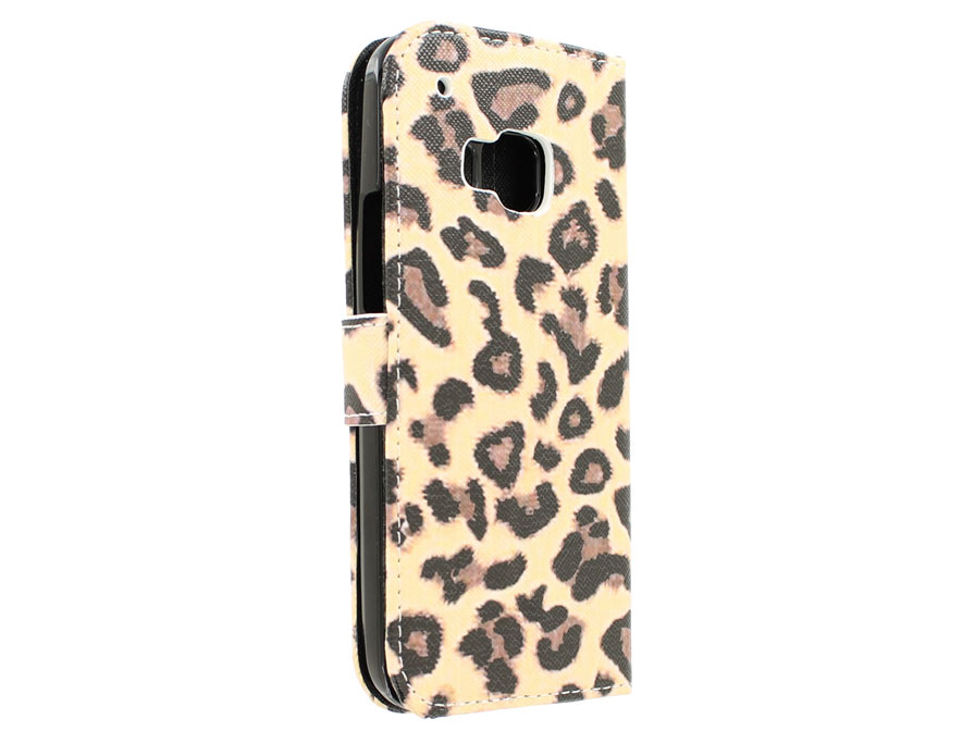 Leopard Book Case Hoesje voor HTC One M9