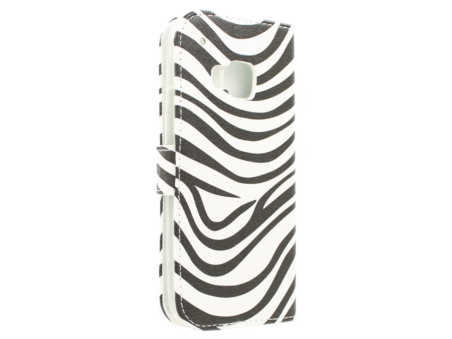 Zebra Book Case Hoesje voor HTC One M9
