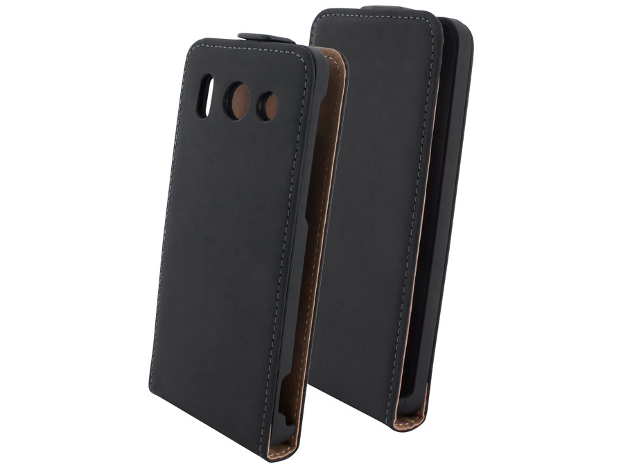 Mobiparts Leren Flip Case - Huawei Ascend G510 hoesje